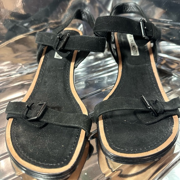 🚨3 DAY SALE 25% OFF‼️ 
Ann Demeulemeester black  suede Sandals - Picture 4 of 9